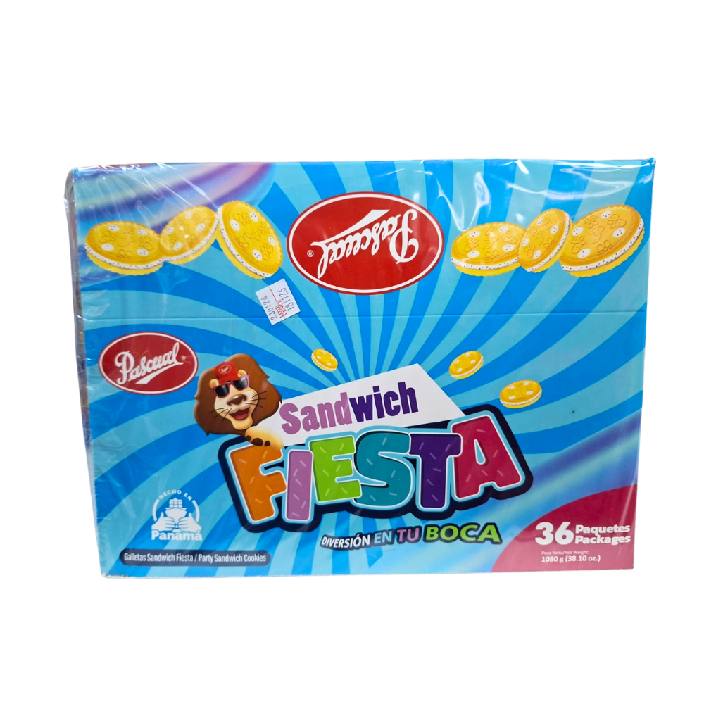 GALLETA SANDWICH FIESTA CAJ 36X30G
